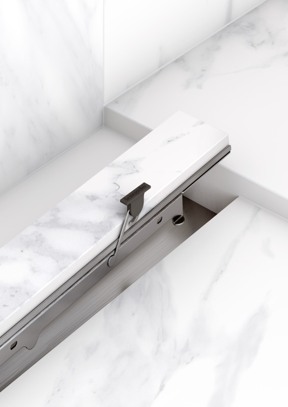 HansGrohe Raindrain Rock Duş Kanalı 1000 Kesilebilir Ve Seramik Kaplanabilir - 56033000 - 2