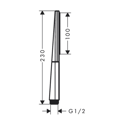 HansGrohe Rainfinity Baton El Duşu 100 1Jet - 26866000 - 2