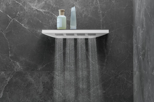 HansGrohe Rainfinity Omuz Duşu 500 1Jet, Duş Rafı İle - 26243700 - 2