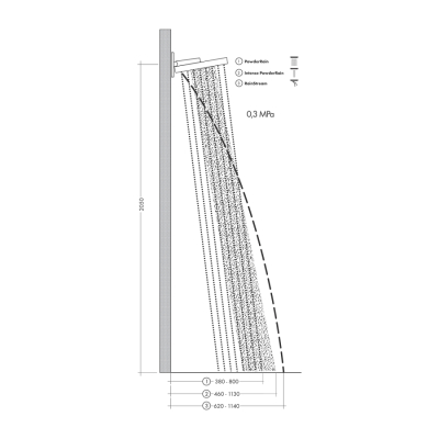 HansGrohe Rainfinity Tepe Duşu 250 3Jet, Duvar Bağlantısı İle - 26232700 - 2