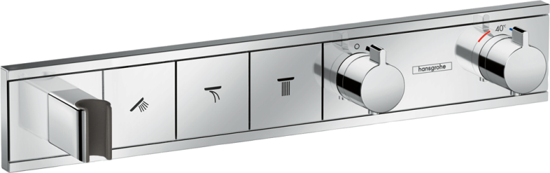 HansGrohe Rainselect Termostat Ankastre Montaj, 3 Çıkış İçin - 15356000 - 1
