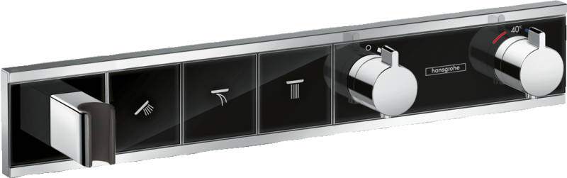 HansGrohe Rainselect Termostat Ankastre Montaj, 3 Çıkış İçin - 15356600 - 1