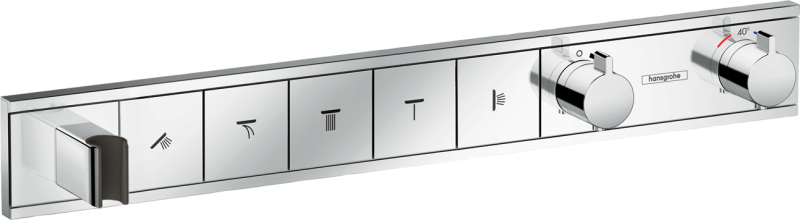HansGrohe Rainselect Termostat Ankastre Montaj, 5 Çıkış İçin - 15358000 - 1