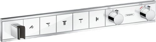 HansGrohe Rainselect Termostat Ankastre Montaj, 5 Çıkış İçin - 15358400 - 1
