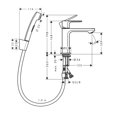 HansGrohe Rebris E - 72216000 - 2