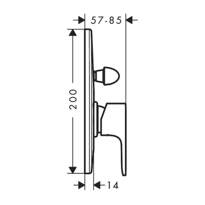 HansGrohe Rebris E - 72458000 - 2