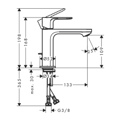 HansGrohe Rebris E - 72551000 - 2