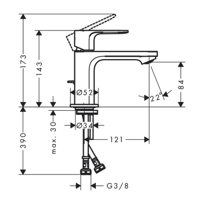 HansGrohe Rebris E - 72553670 - 2