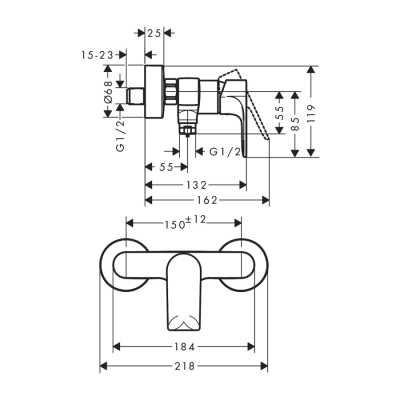 HansGrohe Rebris E - 72650670 - 2