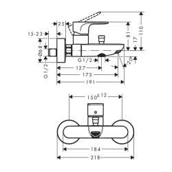 HansGrohe Rebris S - 72440000 - 2