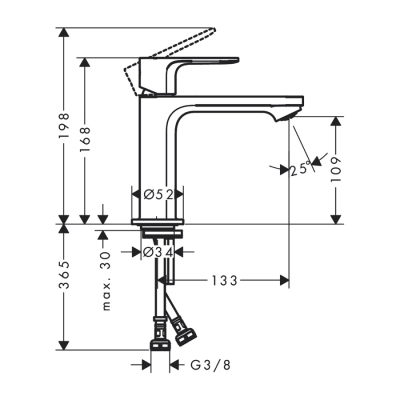 HansGrohe Rebris S - 72520000 - 2