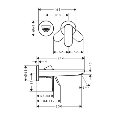 HansGrohe Rebris S - 72528000 - 2