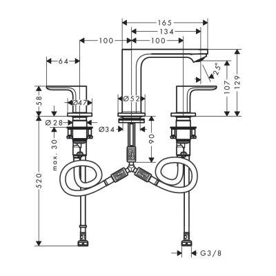 HansGrohe Rebris S - 72530000 - 2