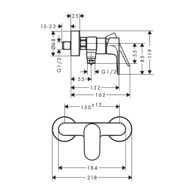 HansGrohe Rebris S - 72640670 - 2