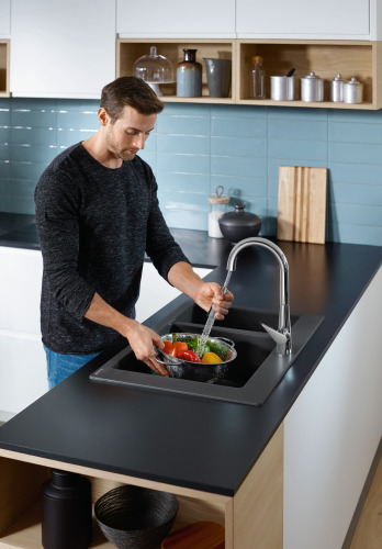 HansGrohe S51 S510 - F635 Ankastre Eviye 180/450 - 43315290 - 2