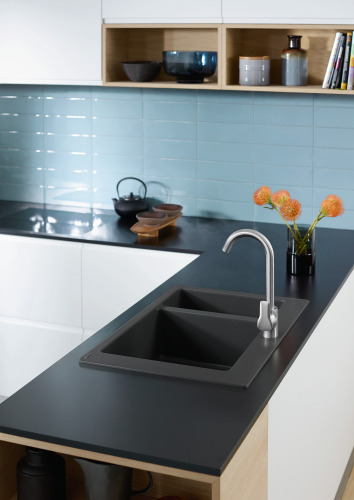 HansGrohe S51 S510 - F635 Ankastre Eviye 180/450 - 43315290 - 4