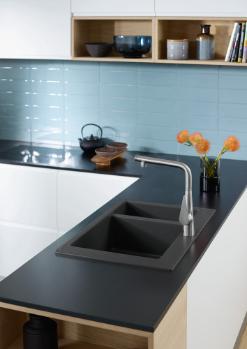 HansGrohe S51 S510 - F635 Ankastre Eviye 180/450 - 43315290 - 5