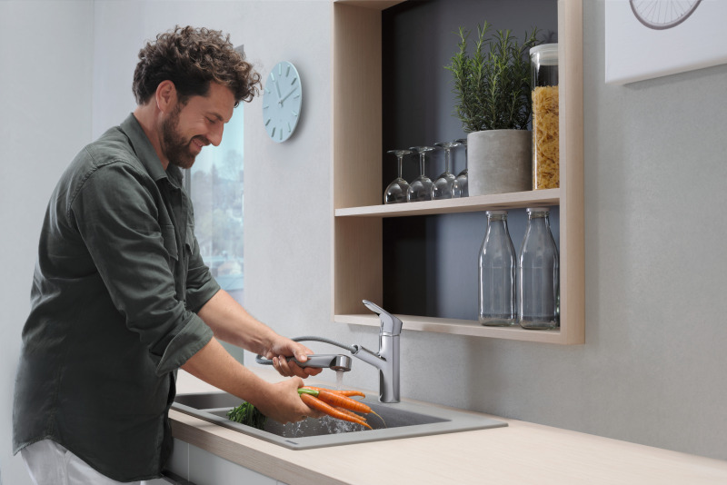 HansGrohe S51 S510 - F635 Ankastre Eviye 180/450 - 43315380 - 3
