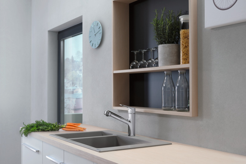 HansGrohe S51 S510 - F635 Ankastre Eviye 180/450 - 43315380 - 5