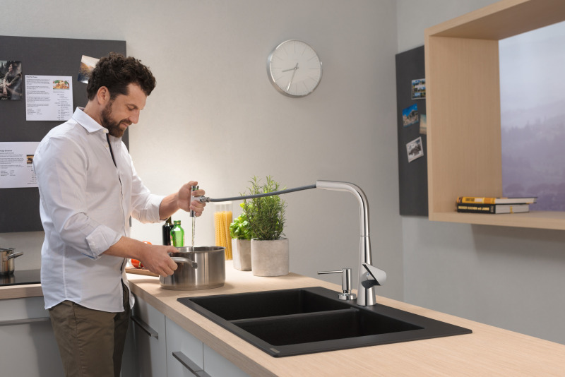 HansGrohe S51 S510 - F770 Ankastre Eviye 370/370 - 43316170 - 5