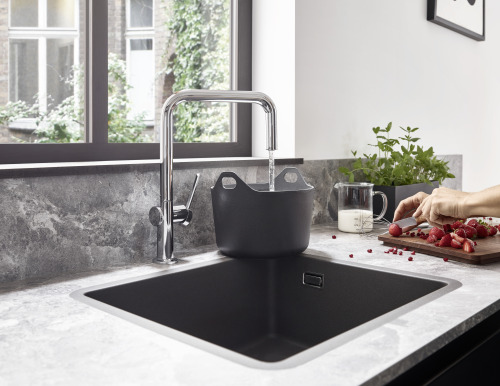 HansGrohe S51 S510 - U450 Tezgah Altı Eviye 450 - 43431290 - 2