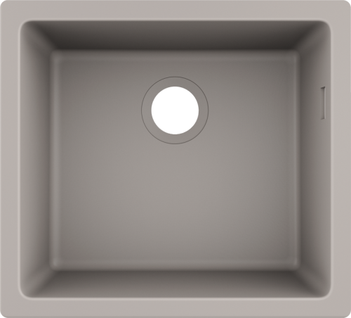 HansGrohe S51 S510 - U450 Tezgah Altı Eviye 450 - 43431380 - 1