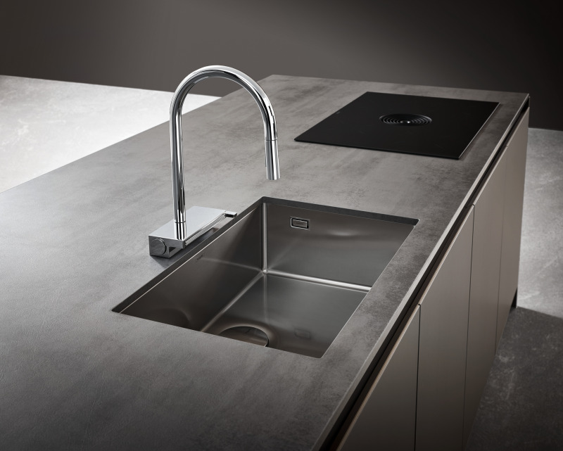 HansGrohe S51 S510 - U770 Tezgah Altı Eviye 370/370 - 43434290 - 1