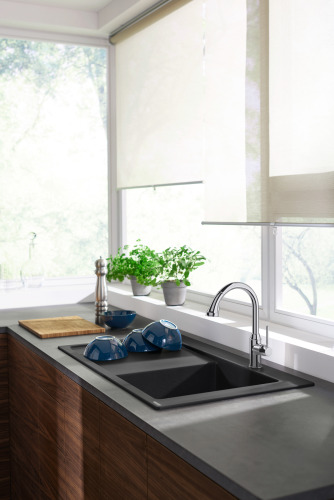 HansGrohe S51 S514 - F450 Ankastre Eviye 450, Damlalıklı - 43314290 - 4