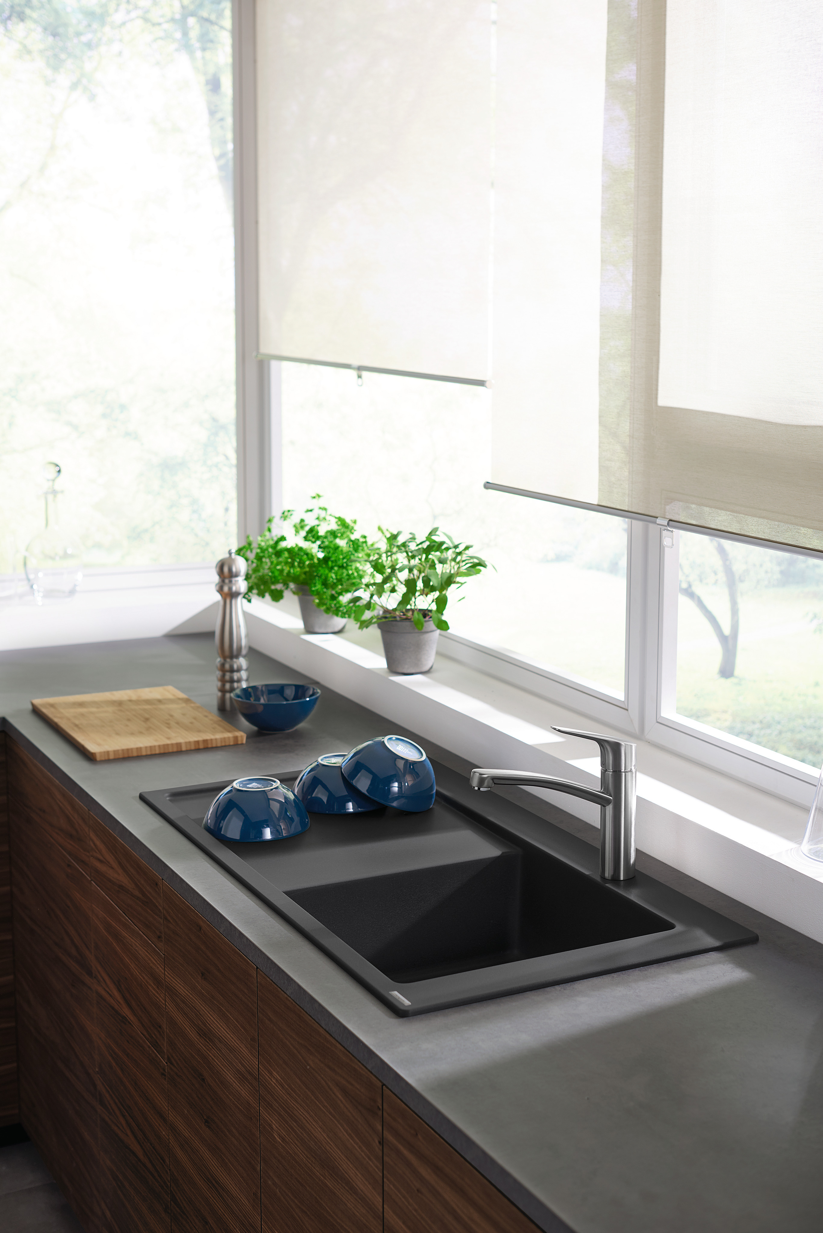 HansGrohe S51 S514 - F450 Ankastre Eviye 450, Damlalıklı - 43314290 - 5