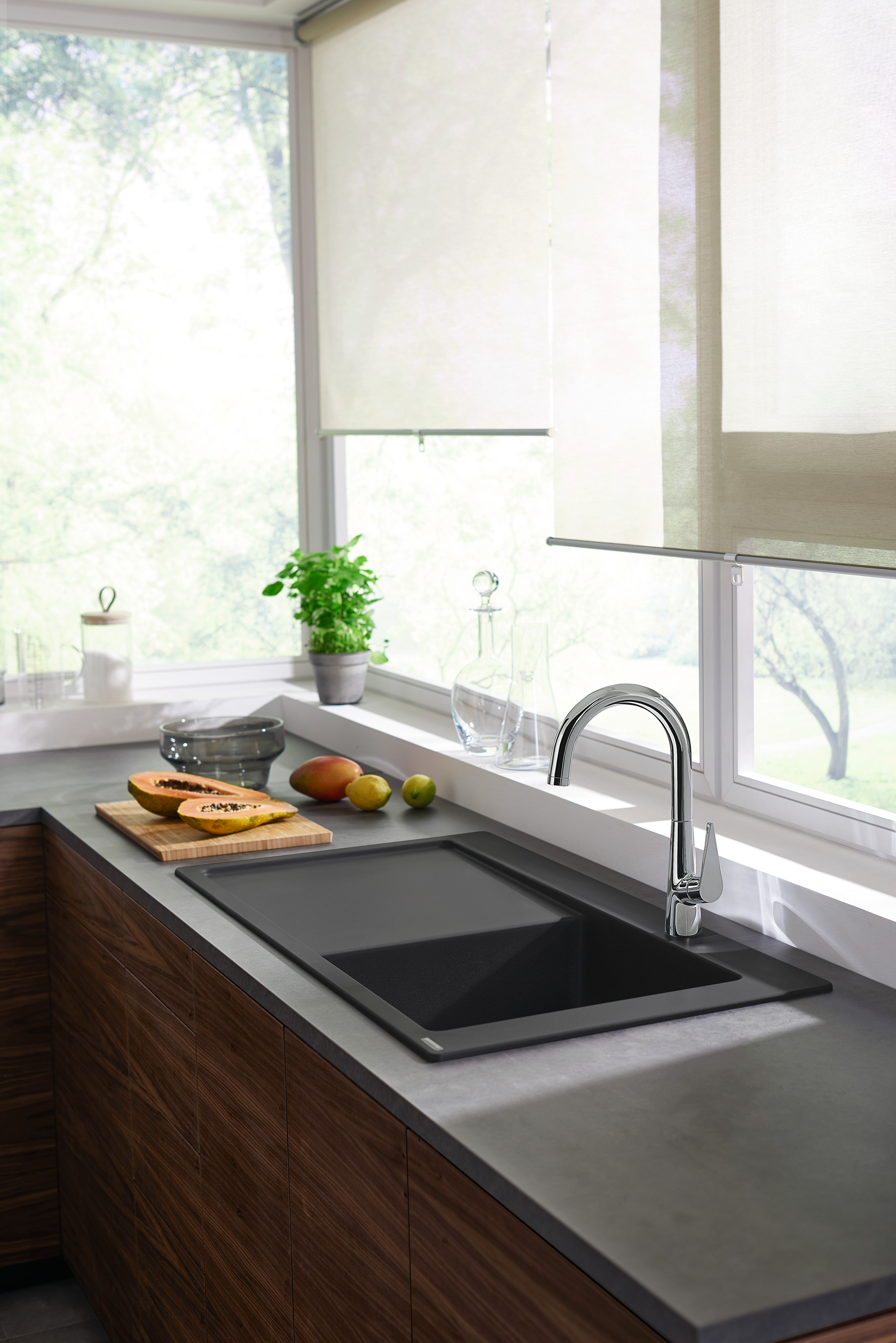 HansGrohe S51 S514 - F450 Ankastre Eviye 450, Damlalıklı - 43314290 - 8