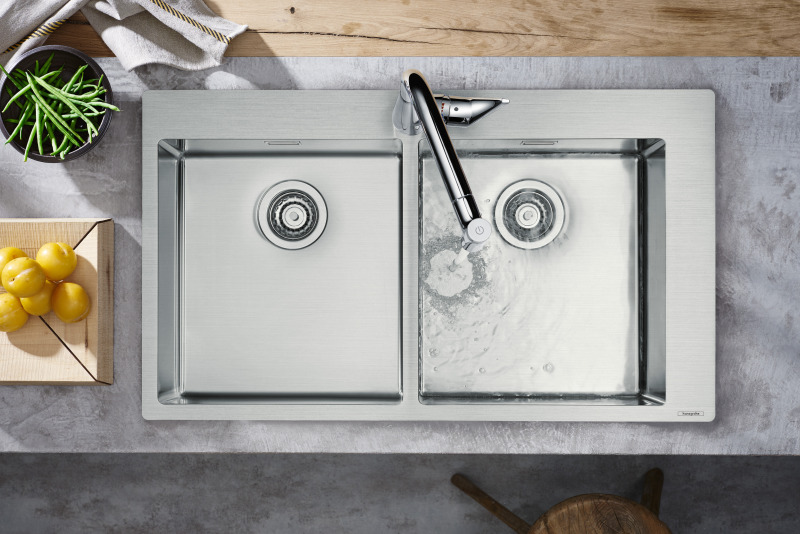 HansGrohe S71 S711 - F765 Ankastre Eviye 370/370 - 43303800 - 1