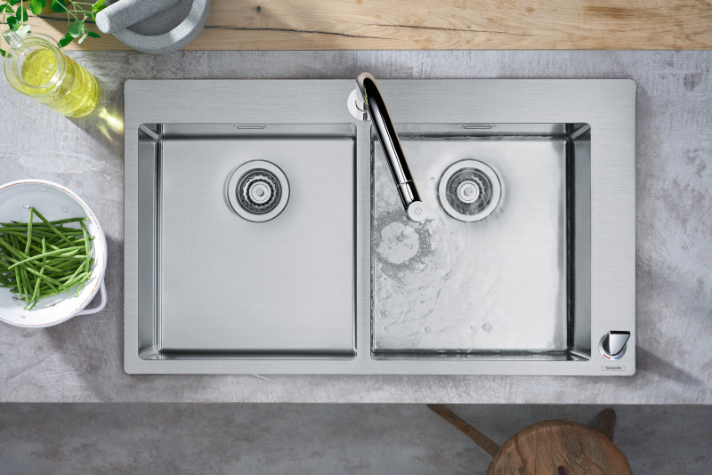 HansGrohe S71 S712 - F765 Ankastre Eviye 370/370 - 43311800 - 1