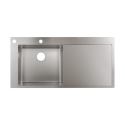 HansGrohe S71 S718 - F450 Ankastre Eviye 450 Damlalıklı - 43332800 - HANSGROHE