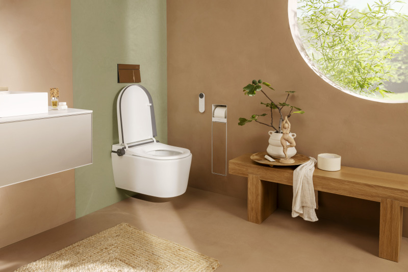 Hansgrohe LavaPura Element S Asma klozet seti AquaHelix Flush, SmartClean, HygieneEffect - 63021450 - 8