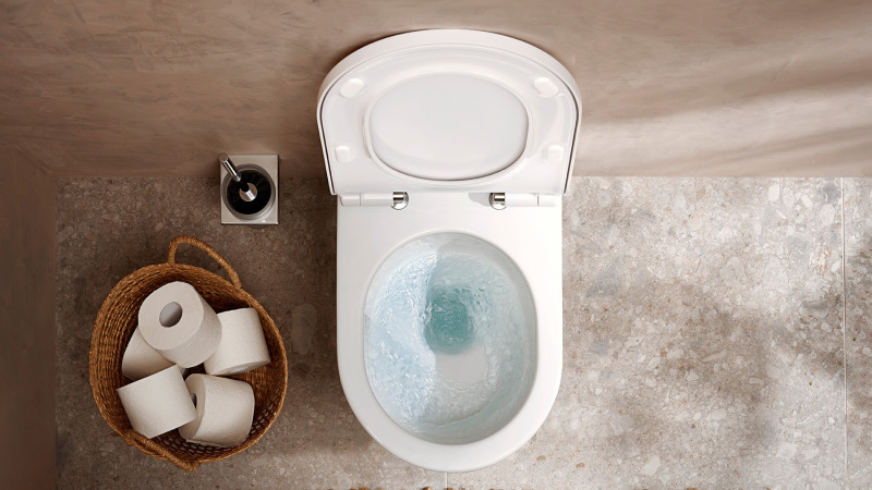 Hansgrohe LavaPura Element S Asma klozet seti AquaHelix Flush, SmartClean, HygieneEffect - 63021450 - 9