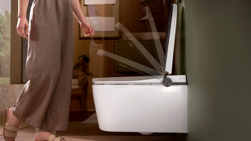 Hansgrohe LavaPura Element S Asma klozet seti AquaHelix Flush, SmartClean, HygieneEffect - 63021450 - 12