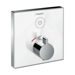 HansGrohe Showerselect Glass Termostat Ankastre Montaj, 1 Çıkış İçin - 15737400 - HANSGROHE