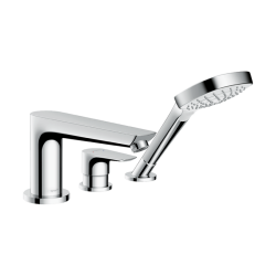 HansGrohe Talis E 3 - Delikli Küvet Kenarı Banyo Bataryası - 71730000 - 1