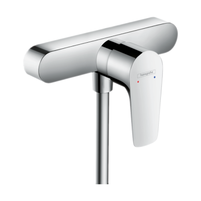 HansGrohe Talis E Tek Kollu Duş Bataryası Aplike, Merkez Mesafe 15.3 Cm - 71761000 - 1