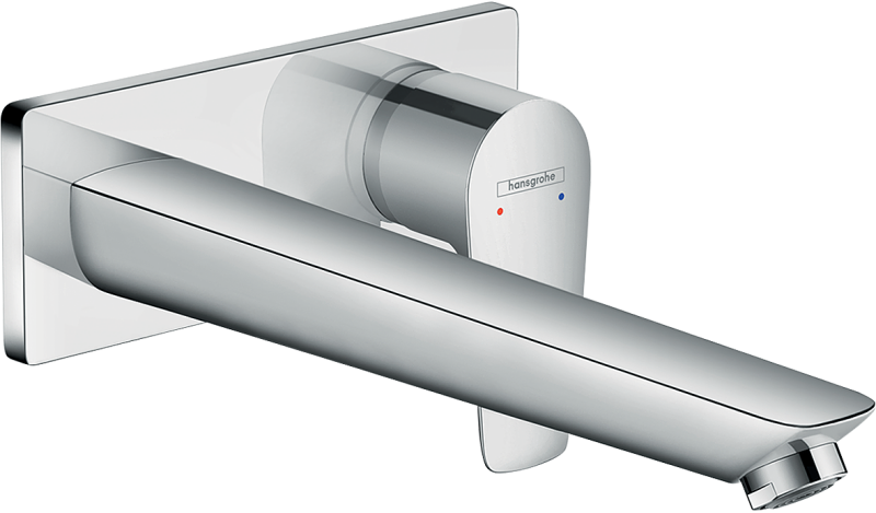 HansGrohe Talis E Tek Kollu Lavabo Bataryası Ankastre Duvara Monte, 22.5 Cm Gaga İle - 71734000 - 1