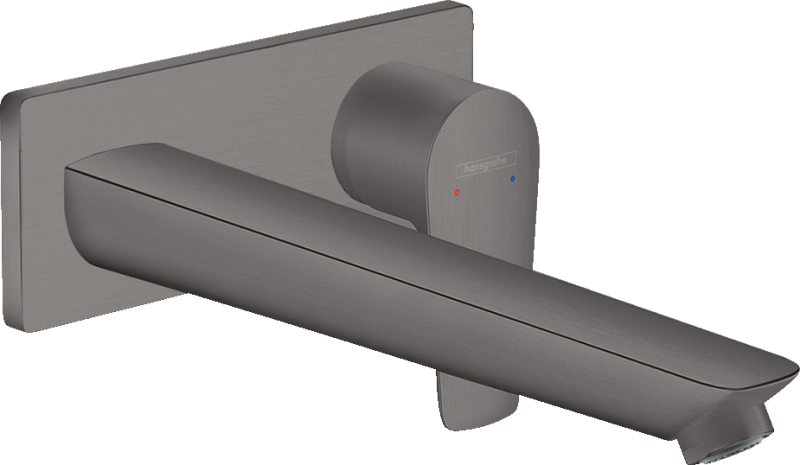 HansGrohe Talis E Tek Kollu Lavabo Bataryası Ankastre Duvara Monte, 22.5 Cm Gaga İle - 71734340 - 1
