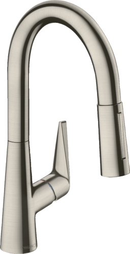 HansGrohe Talis M51 Tek Kollu Eviye Bataryası 160, Çekilebilir El Duşu, 2Jet, Sbox - 73850800 - 1