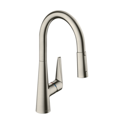 HansGrohe Talis M51 Tek Kollu Eviye Bataryası 200, Çekilebilir El Duşu, 2Jet, Sbox - 73851800 - 1