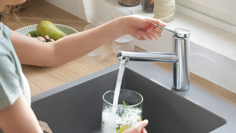 HansGrohe Talis M51 Tek Kollu Eviye Bataryası 260, Düşük Basınçlı Isıtıcılar İçin, 1Jet - 72812000 - 2