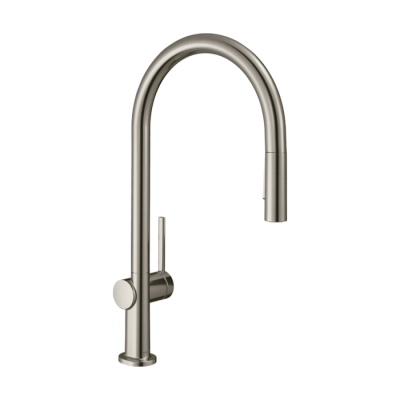 HansGrohe Talis M54 Tek Kollu Eviye Bataryası 210, Çekilebilir El Duşu, 2Jet - 72800800 - 1