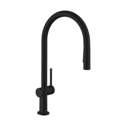 HansGrohe Talis M54 Tek Kollu Eviye Bataryası 210, Çekilebilir El Duşu, 2Jet, Sbox - 72801670 