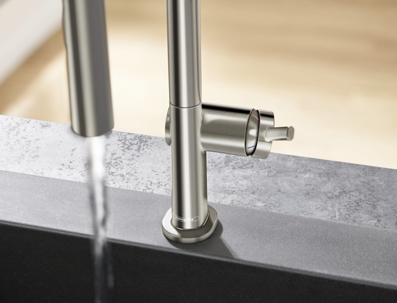 HansGrohe Talis M54 Tek Kollu Eviye Bataryası 210, Çekilebilir El Duşu, 2Jet, Sbox - 72801800 - 3