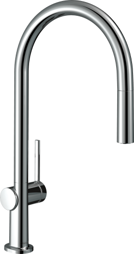 HansGrohe Talis M54 Tek Kollu Eviye Bataryası 210, Çekilebilir Gaga, 1Jet - 72802000 