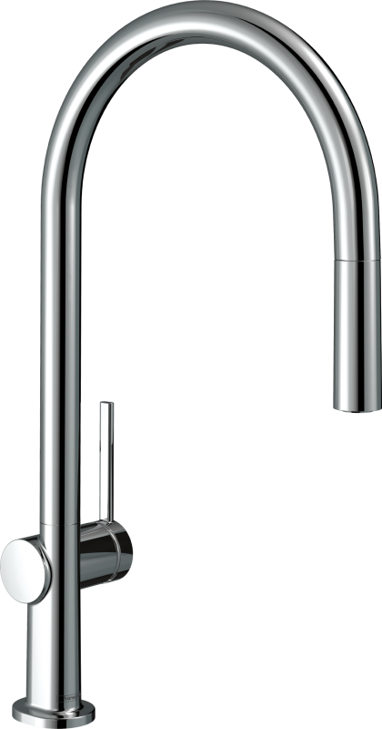HansGrohe Talis M54 Tek Kollu Eviye Bataryası 210, Çekilebilir Gaga, 1Jet, Sbox - 72803000 - 1