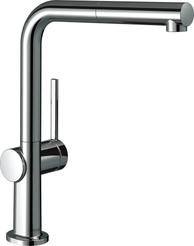 HansGrohe Talis M54 Tek Kollu Eviye Bataryası 270, Çekilebilir Gaga, 1Jet, Sbox - 72809000 - HANSGROHE